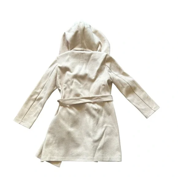 GB Chic Beige Wrap Coat - Picture 3 of 5